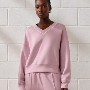 Abercrombie & Fitch YPB neoKNIT V-Neck Heather Gray